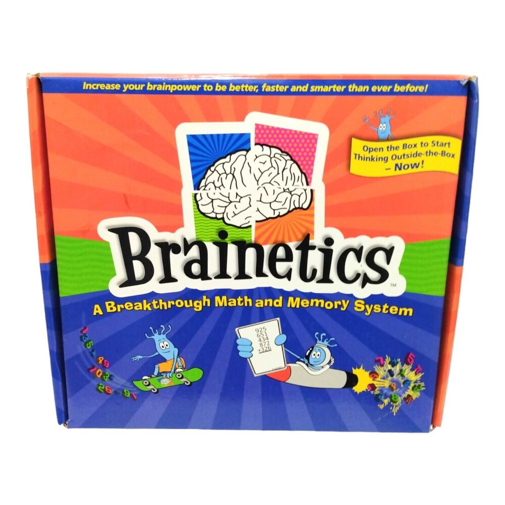 Brainetics Breakthrough Math And Memory System Educational 5 DVD New